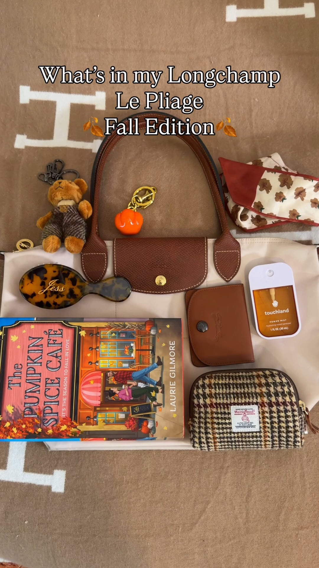 What’s in my bag 🍁 Comment SHOP & I’ll dm you the links 🍂

What fits in the medium Longchamp Le Pliage:

Pumpkin spice cafe book 🎃
Reusable sticky lint roller ball
Longchamp wallet
Harris tweed pouch
Bath and body Works works pumpkin lip oil
KayAli mini perfume 
Mini cleaning wipes
Touchland hand sanitizer 
Coach outlet spotted scarf
Islander uk bear charm
Custom mini hairbrush

Medium Longchamp Le Pliage in Paper 
Fall bag, fall bags, bag packing

#LTKdayinmylife #LTKootd