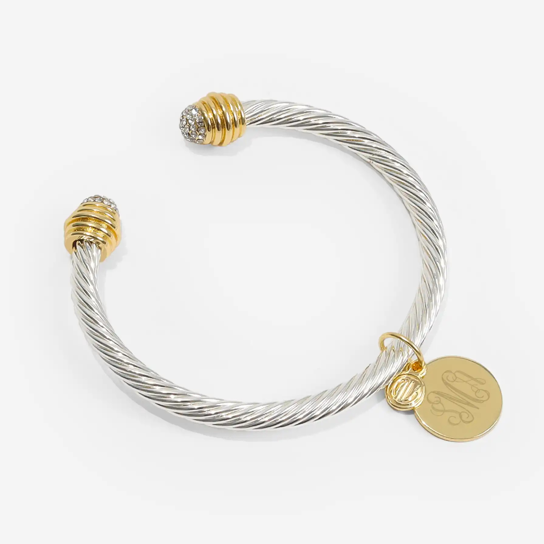 Personalized Cable Bracelet | Marleylilly