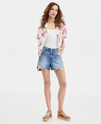 Levi's Women's 501 High-Rise Curve Shorts - Macy's | Macy's