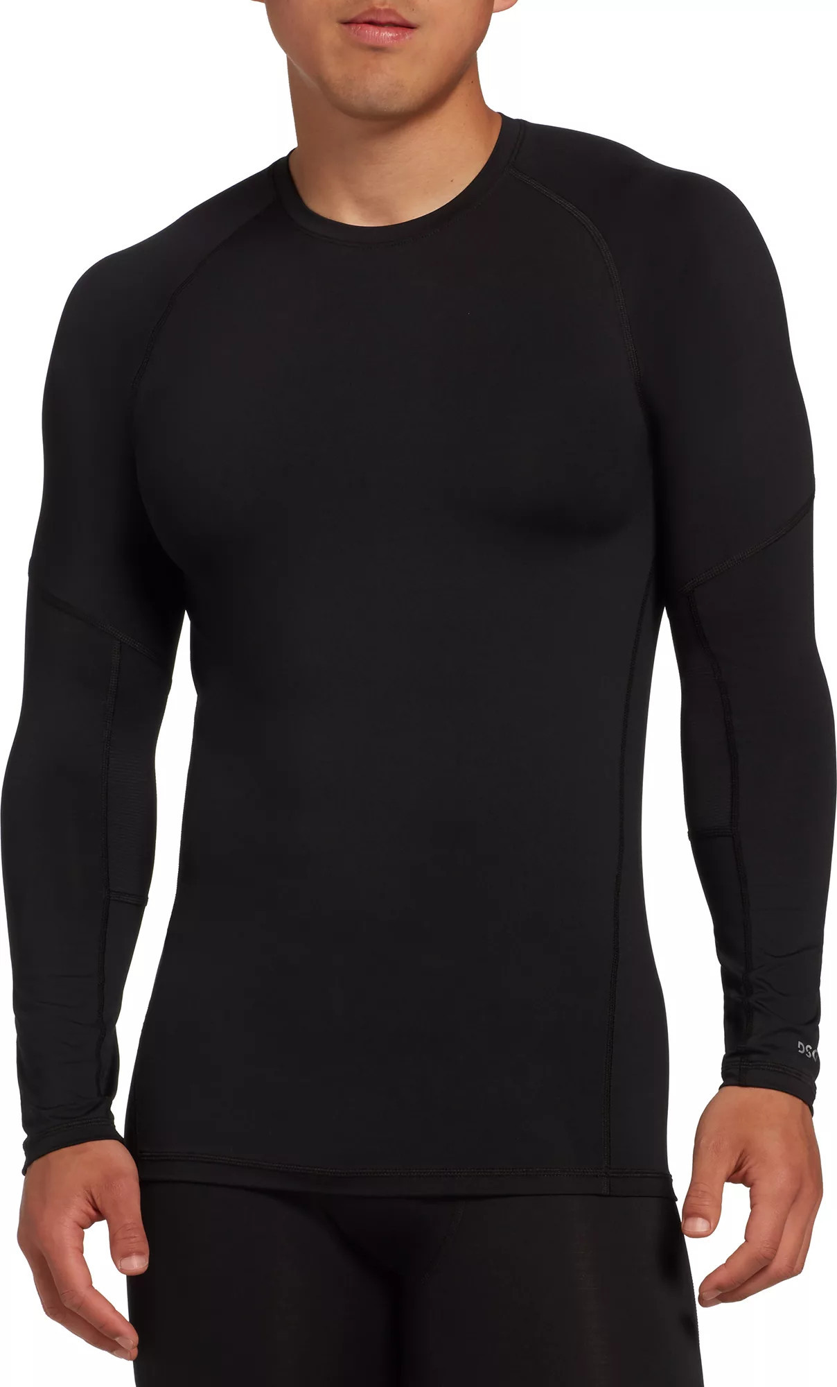 DSG Men's Compression Long Sleeve Shirt, Large, Pure Black | DICK'S Sporting Goods