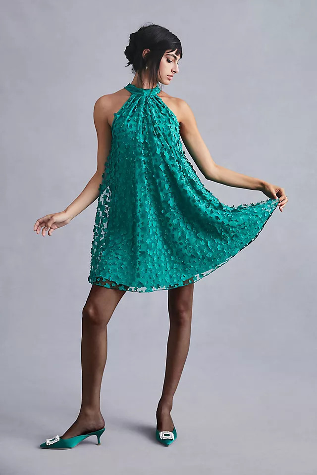 Eva Franco Halter Swing Mini Dress | Anthropologie (US)