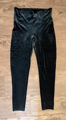 Spanx Womens Leggings Malachi Green Velour Sz 2 XL | eBay US