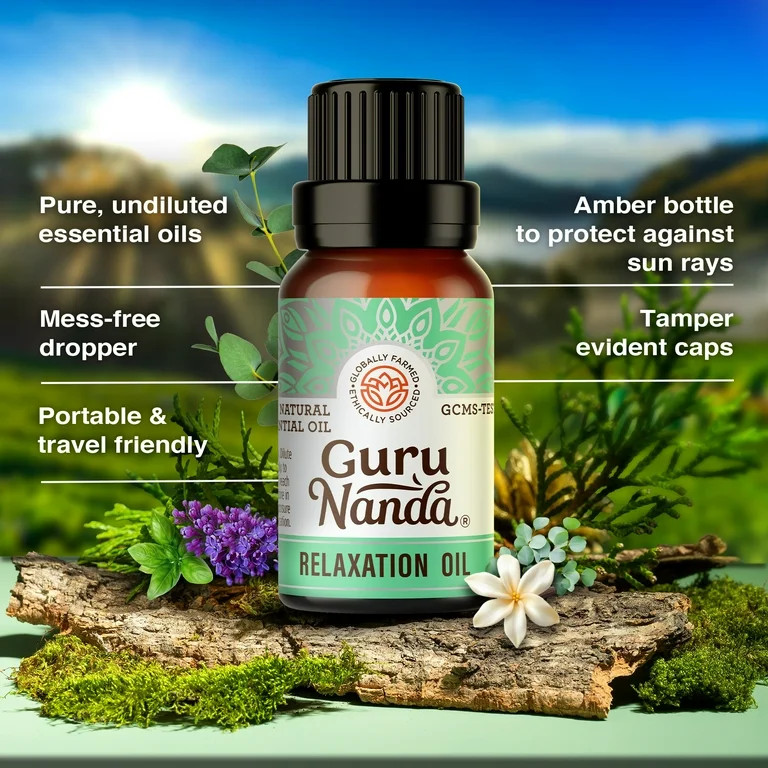 GuruNanda Essential Oils Set of 6  Blended Scents for Aromatherapy and Diffusers, 100% Pure and N... | Walmart (US)