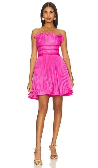 Lorena Strapless Mini Dress in Rosey | Revolve Clothing (Global)