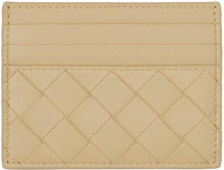 Beige Credit Card Holder | SSENSE