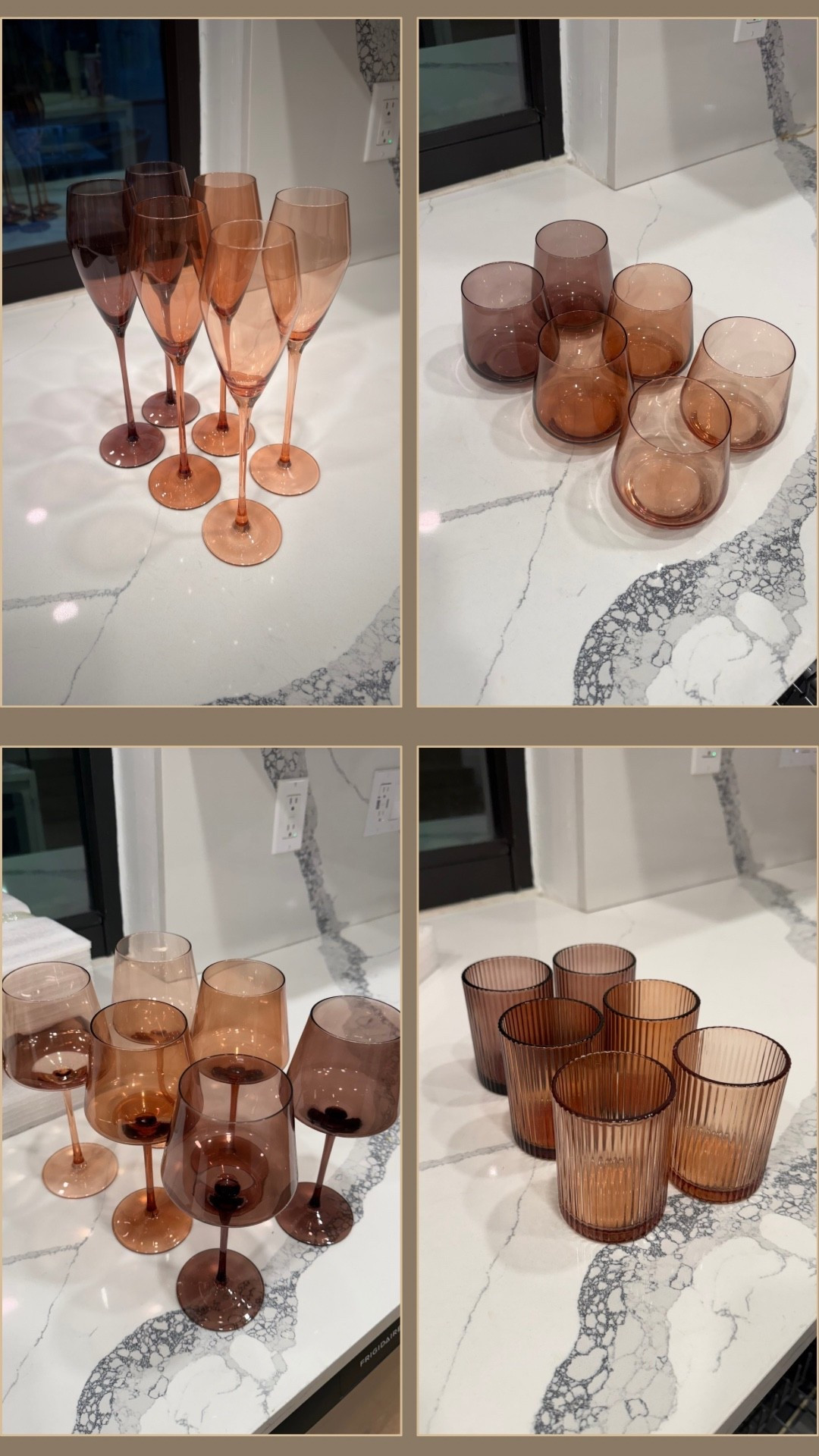 🥂These glasses were one of those purchases that instantly made my kitchen feel more expensive. The warm amber tones are so pretty, and whether it’s water, juice, or a mocktail, somehow everything looks better in them. Hosting season is officially year-round over here.

🤎 Estos vasos y copas fueron una de esas compras que hicieron que mi cocina se sintiera mucho más elegante al instante. Los tonos ámbar son preciosos y hasta un simple vaso de agua se ve especial. Definitivamente elevan cualquier mesa. 🍷

Follow me on Instagram and YouTube
@kirasfashionfinds

#LTKHome #LTKvlog