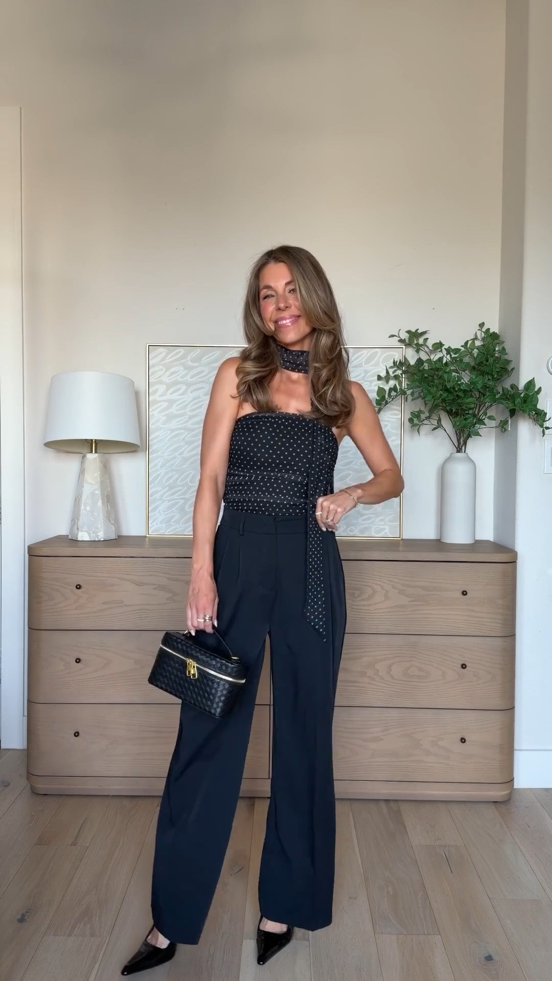 OOTN for dinner in Dallas! Xs top and xs pants! Strapless top with neck scarf comes in multiple colors. TTS but fyi top fits tight!!

#LTKSeasonal #LTKootd #LTKgrwm