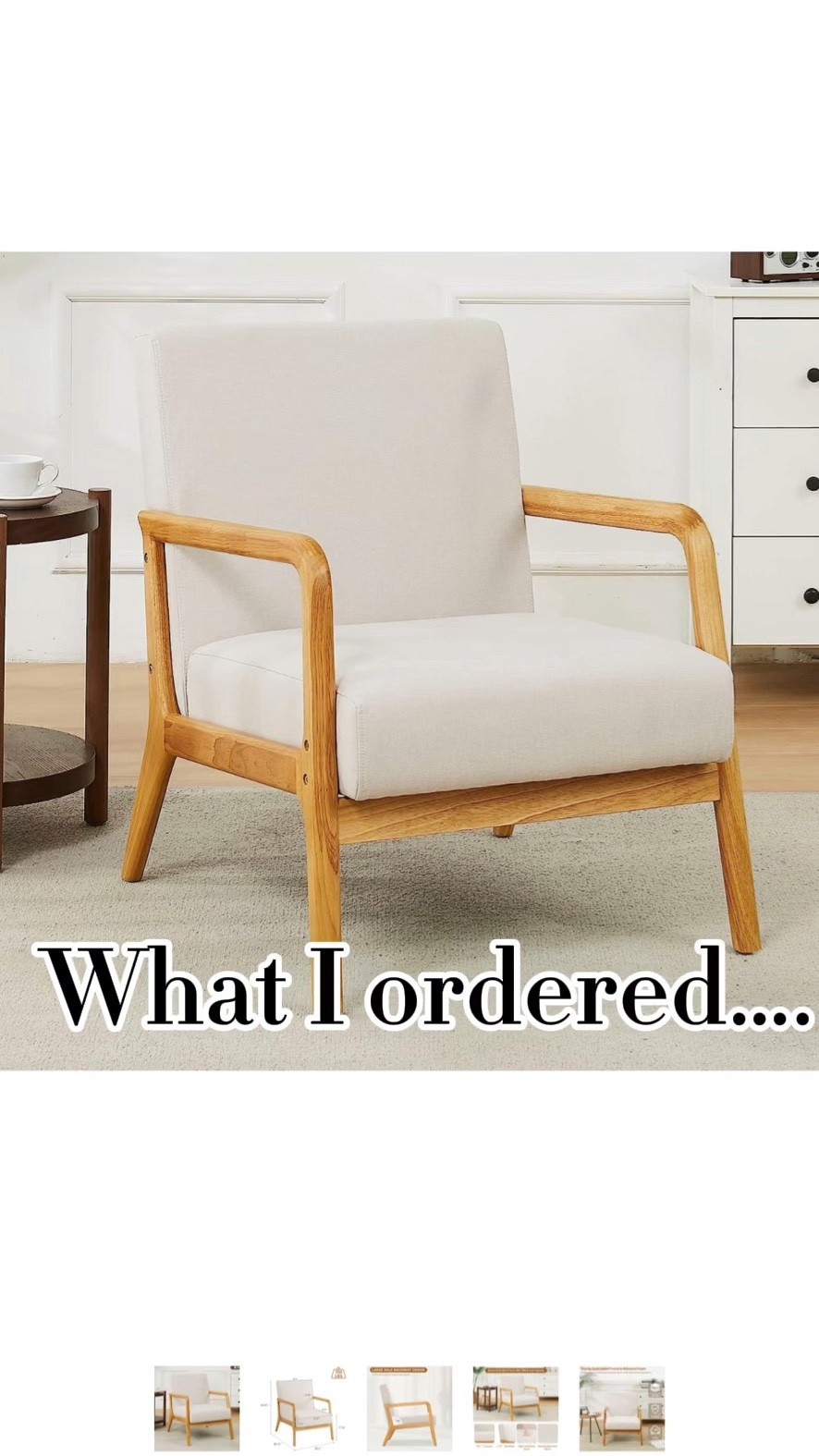 What I ordered vs. what I got! ✨
Accent chair edition!

Obsessed with this accent chair! Loved the look of it, so went for it & order it! So glad I did too! Not only is it beautiful & aesthetically please, it’s very cushioned & so comfortable! Highly recommend this Amazon find. I also linked the side table/ ottoman  

#LTKfindsunder100 #LTKVideo #LTKhome