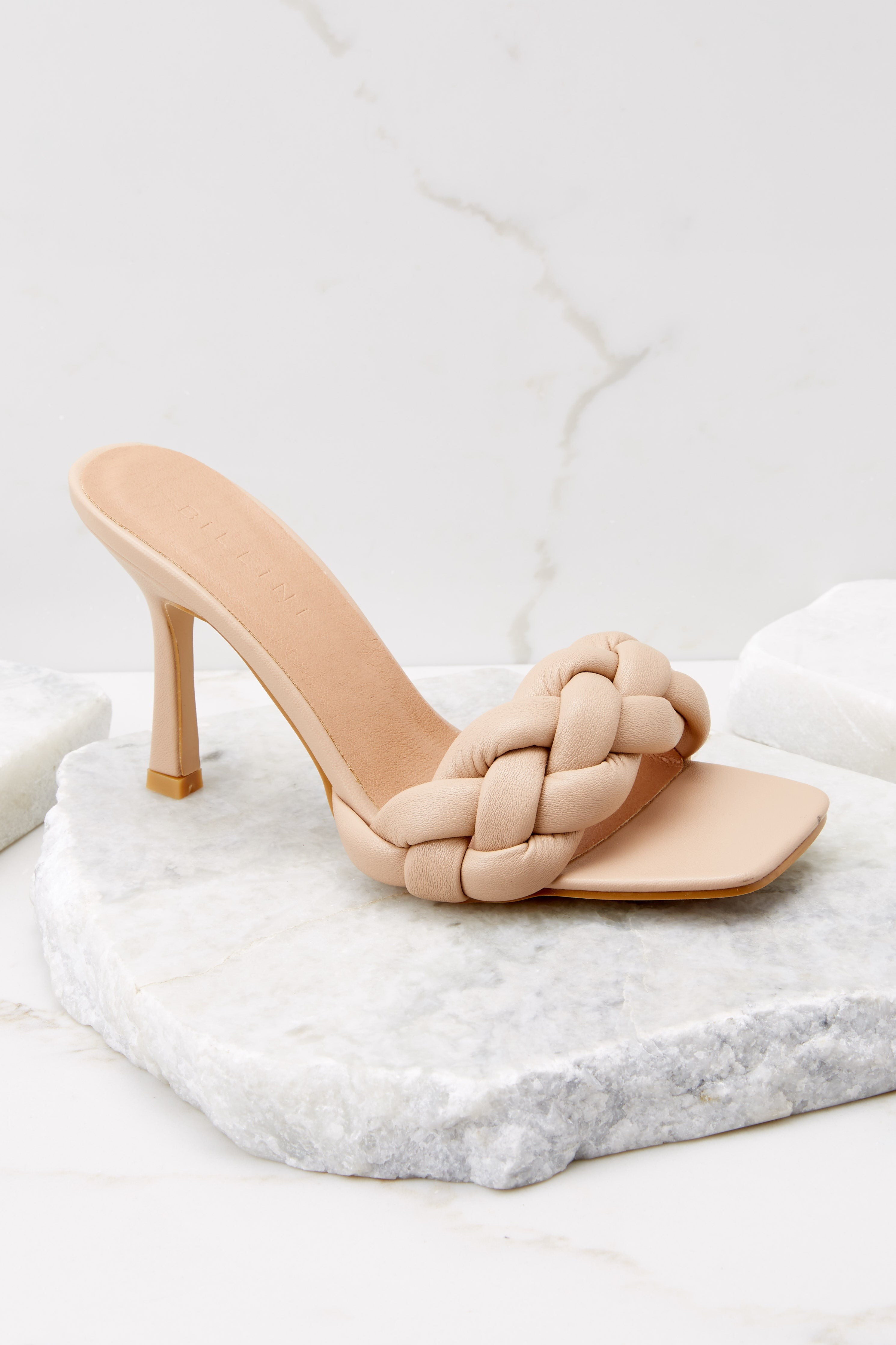 Salida Light Clay Heels | Red Dress 