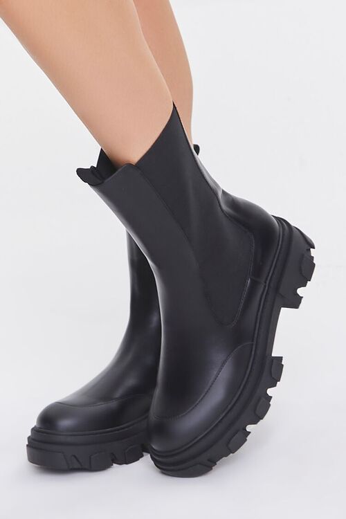 Faux Leather Chelsea Booties | Forever 21 (US)