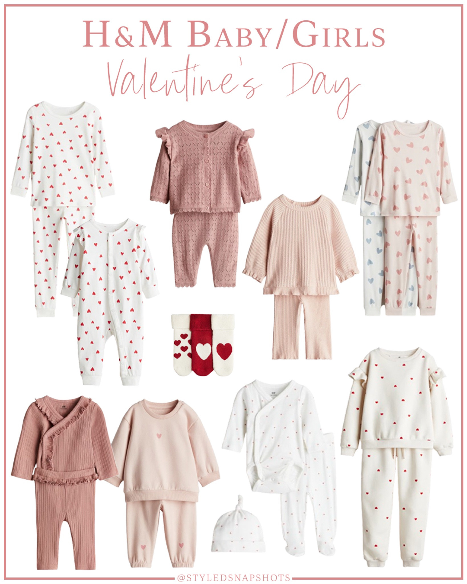 Baby girl & Toddler girl Valentine’s Day finds from H&M

girls valentines, valentine outfit, kids Valentine’s Day pjs 

#LTKKids #LTKBaby #LTKFindsUnder50