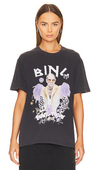 Lili Tee x Iscreamcolour x Elton John in Washed Black | Revolve Clothing (Global)