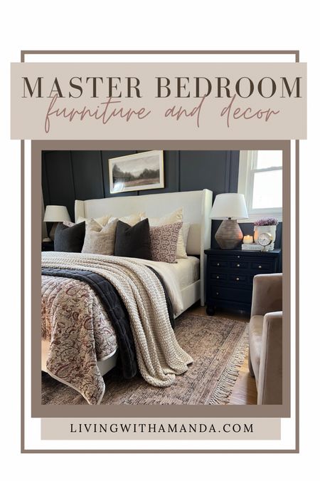 Master bedroom
Decor and furniture

Target finds
Target coverlet
Pottery barn sheets
Crate and barrel night stand
Loloi rug 

#LTKsalealert #LTKhome #LTKSeasonal