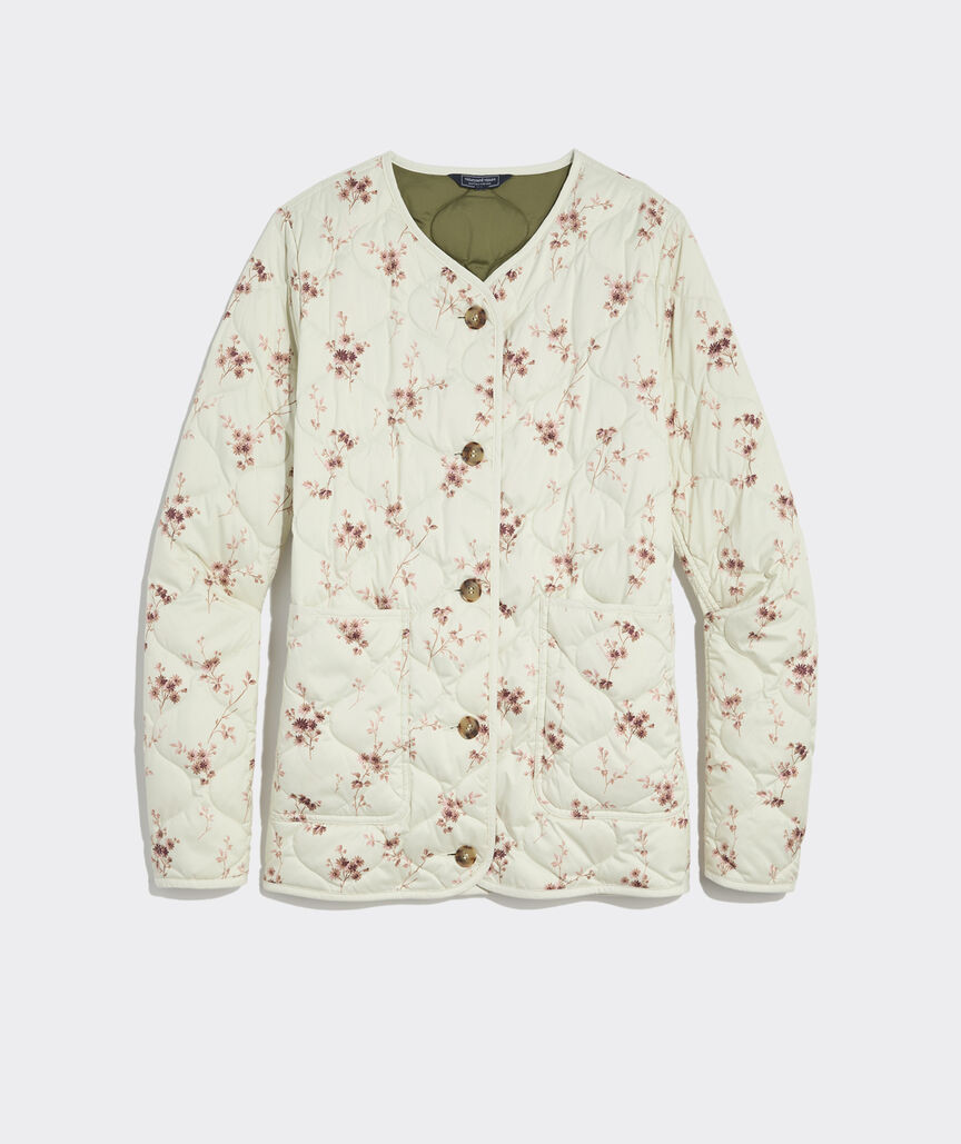 Printed Quilted Field Jacket | vineyard vines