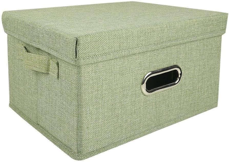 UYSB Collapsible Storage Bins Linen Fabric Foldable Boxes Organizer Containers Basket Storagebox ... | Amazon (US)