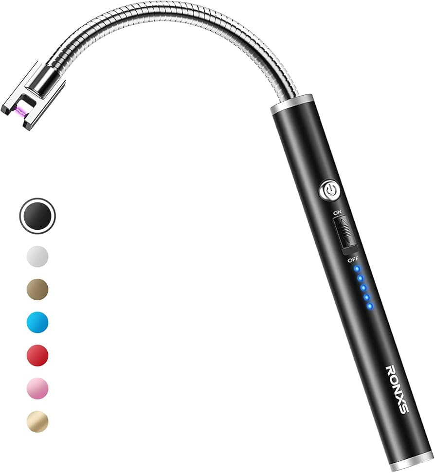 RONXS Lighter, Candle Lighter Camping Lighter Grill Lighter USB Lighter Plasma Arc with LED Batte... | Amazon (CA)