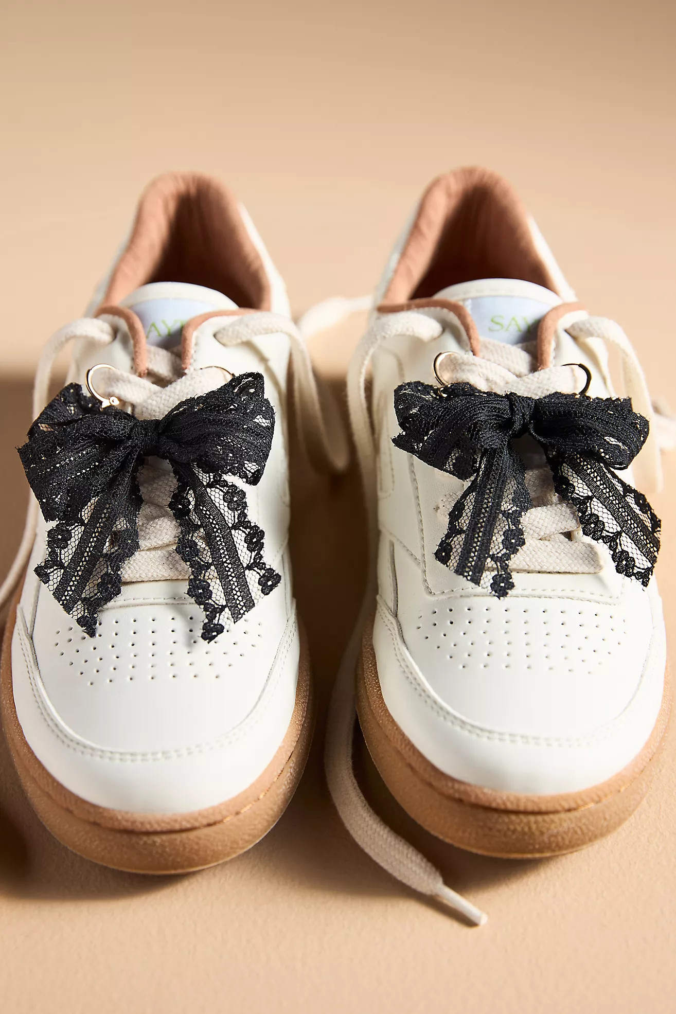 Lace Bow Shoe Charm Set | Anthropologie (US)