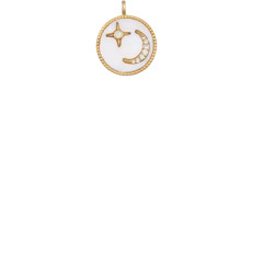 Mother-of-Pearl Crescent Moon | Sequin