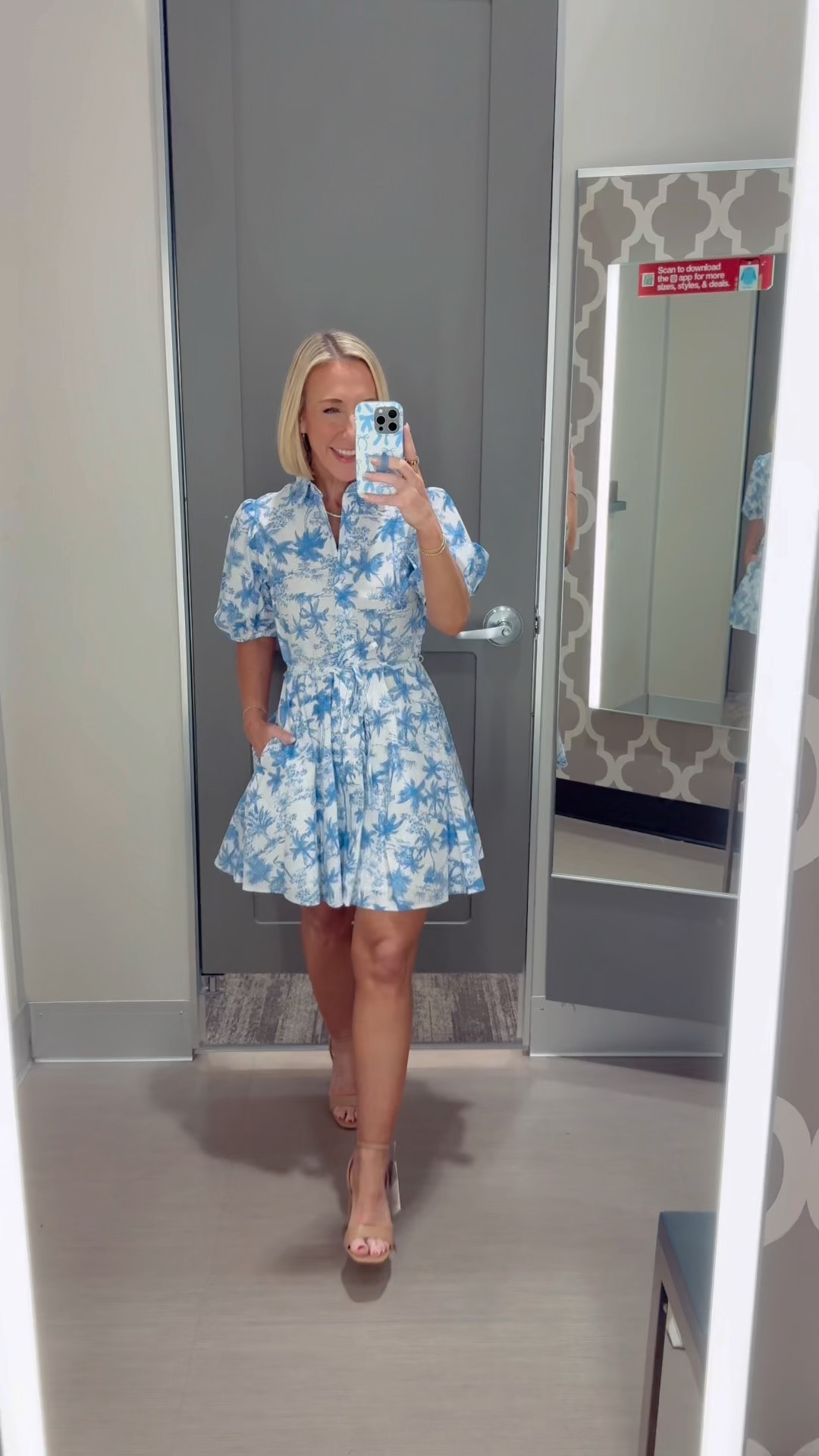 Target; in store try-on. Puff Sleeve Mini Shirtdress - size XS. * Tan Heel - tts.
 

 

#LTKOver40 #LTKFindsUnder50 #LTKSeasonal