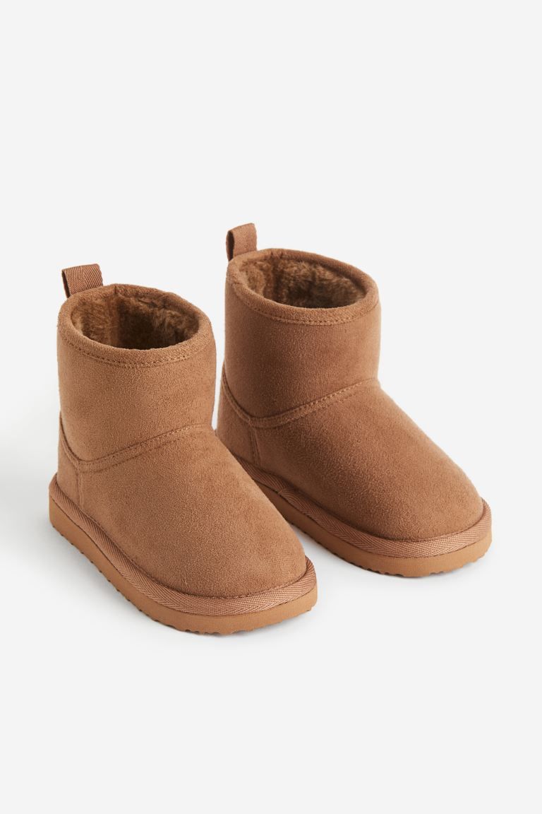 Warm-lined Boots - Dark beige - Kids | H&M US | H&M (US + CA)