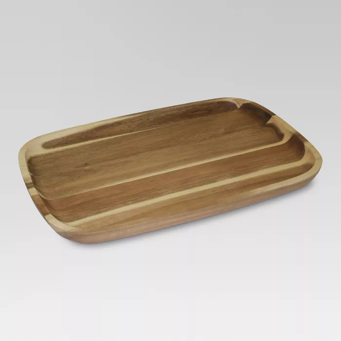 20" x 13" Acacia Serving Tray - Threshold™ | Target