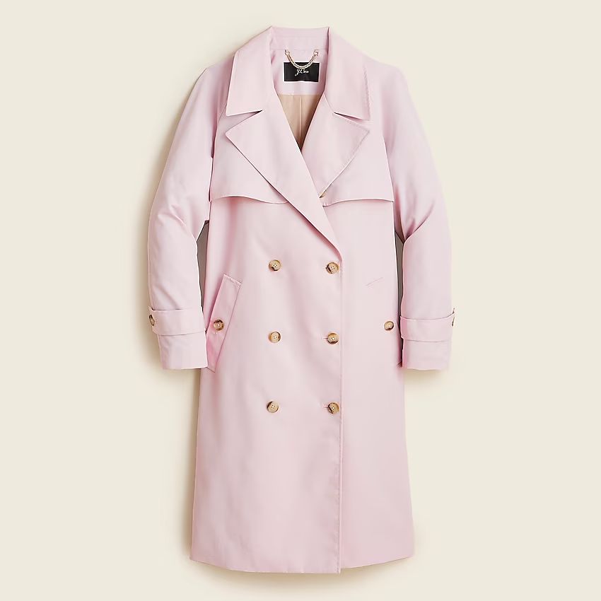 Relaxed trench coat in nylon | J.Crew US