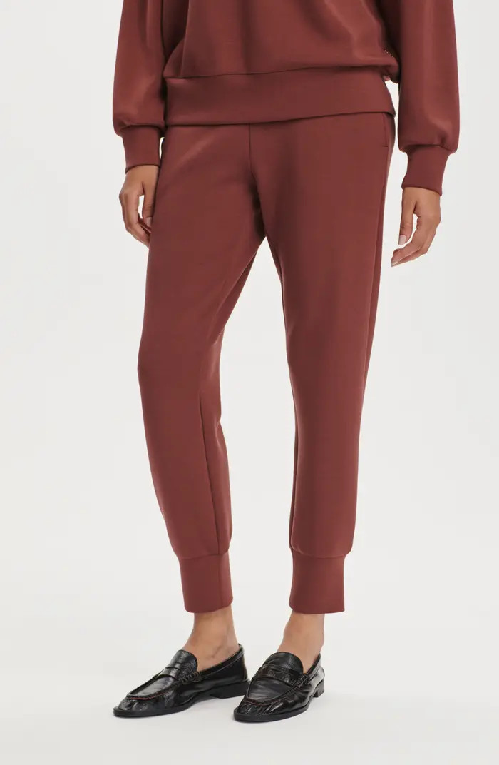 Brushed Rib Slim Cuff 25-Inch Pants | Nordstrom