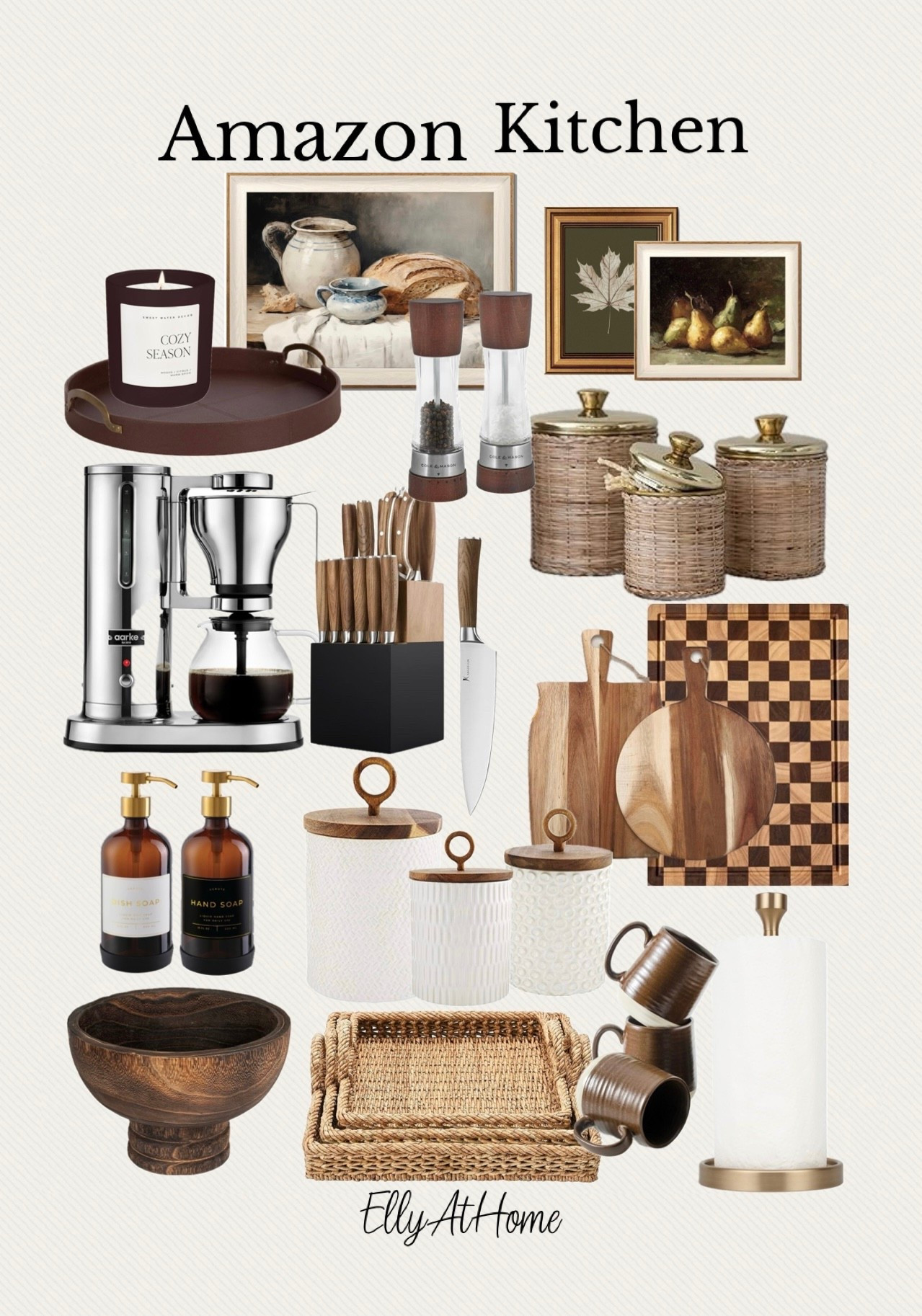 Amazon kitchen finds! Shop canisters, boards, bowls, coffee makers, trays, candles and more kitchen items and accessories! 

#LTKSaleAlert #LTKHome #LTKFindsUnder50