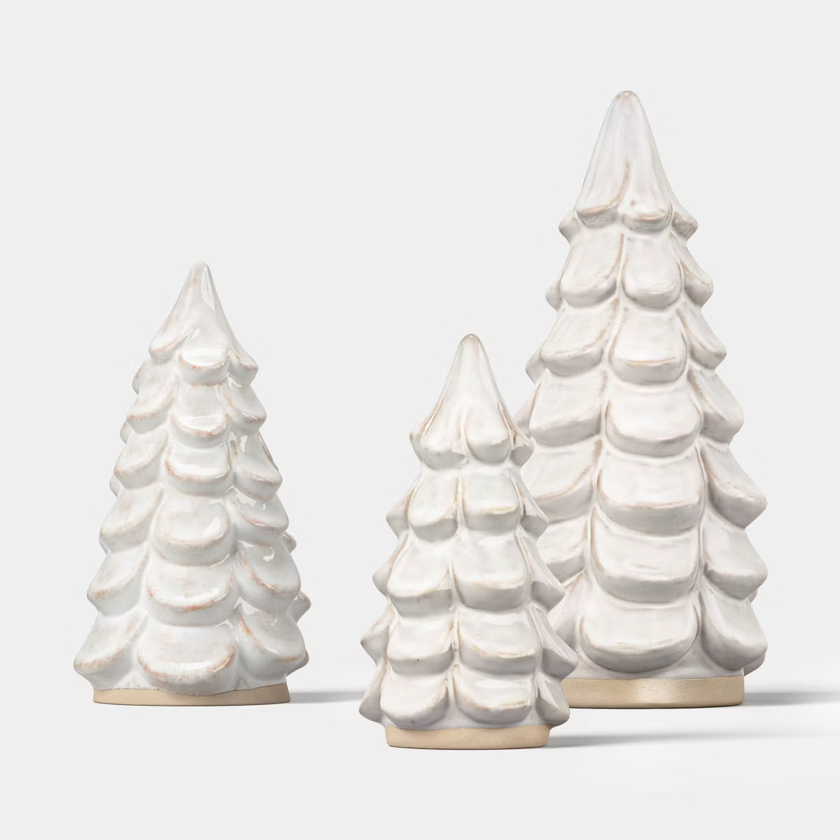 Large Ceramic Christmas Tree Ivory - Threshold\u2122 | Target