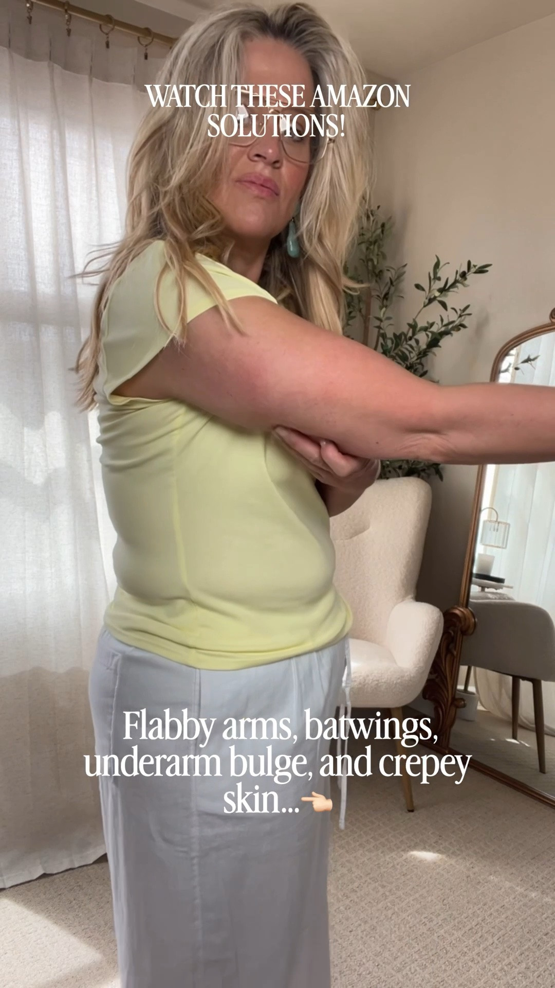 ✨Tap the bell, save and ❤️ for over 40 fashion, midlife style, midsize fashion and luxury looks for less. 

For years, I thought my arms were the problem.

Every summer, I’d reach for tops that were supposed to “hide” my flabby arms… and somehow they made me feel even more self-conscious.

Then I learned something that changed how I shop.

The problem wasn’t my arms.

It was the sleeve.

Most women are dealing with the same 4 frustrations:
✨ Flabby arms
✨ Batwings
✨ Underarm bulge
✨ Crepey skin

That’s why I started paying attention to Outfit Physics instead of size.

The right sleeve skims instead of squeezes, balances proportions, and gives coverage without adding bulk.

Make sure you are following alongside @over40andmidlife for midlife, midsize style. 👑 

👑"Helping you look good, feel good!" - Lindsey Denver

#LTKOver40 #LTKMidsize #LTKPlusSize