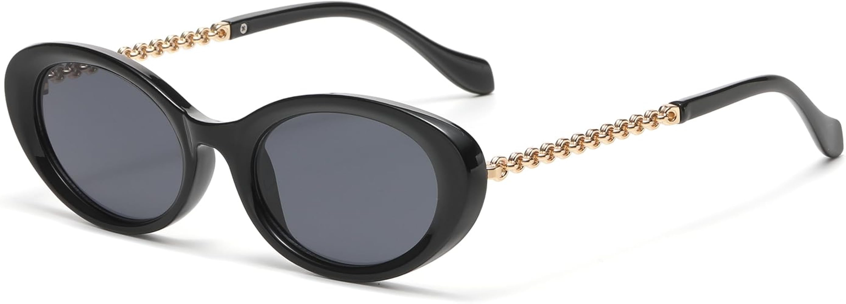 Small Retro Oval Sunglasses for Women Fashion Sunglasses 90s Vintage Shades UV400 Protection | Amazon (US)