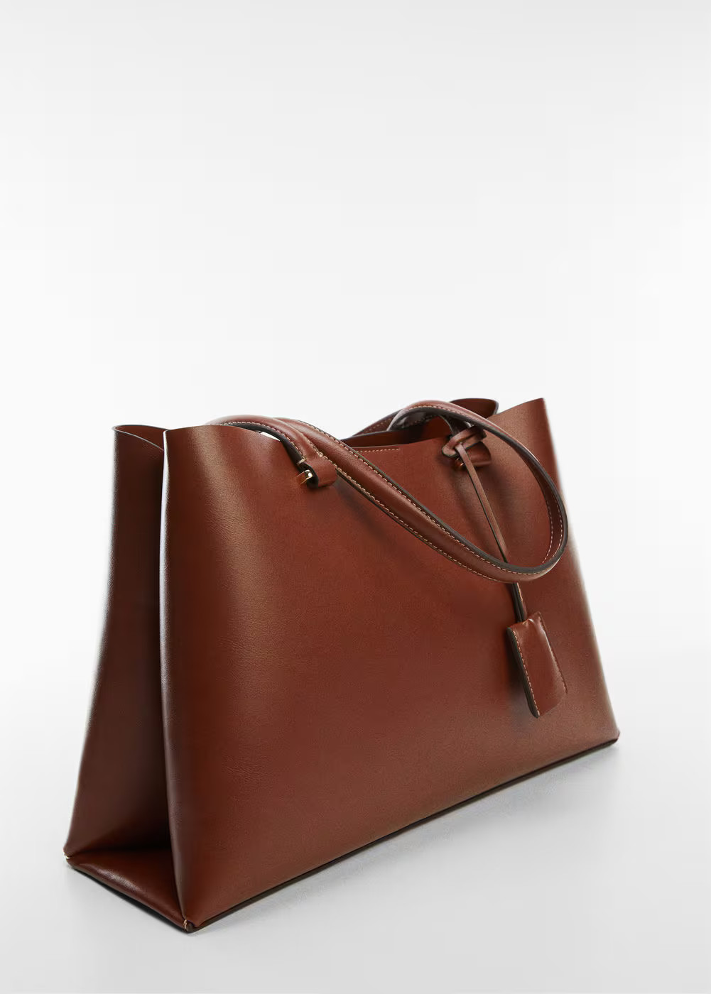 Double compartment shopper bag -  Women | Mango USA | MANGO (US)