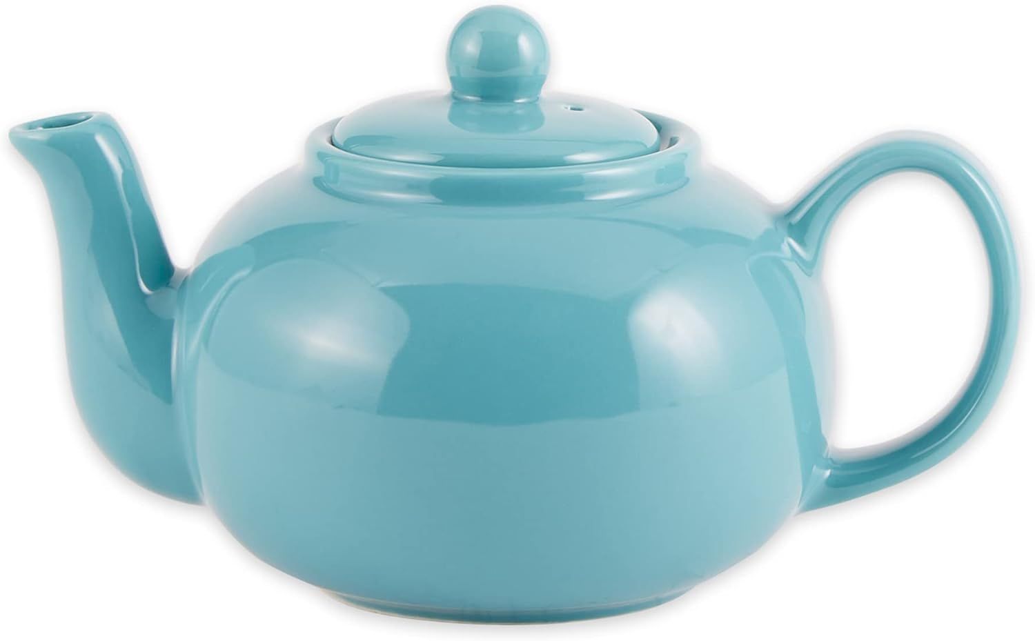 RSVP International Stoneware Teapot Collection, Microwave and Dishwasher Safe, 16 oz, Turquoise | Amazon (US)