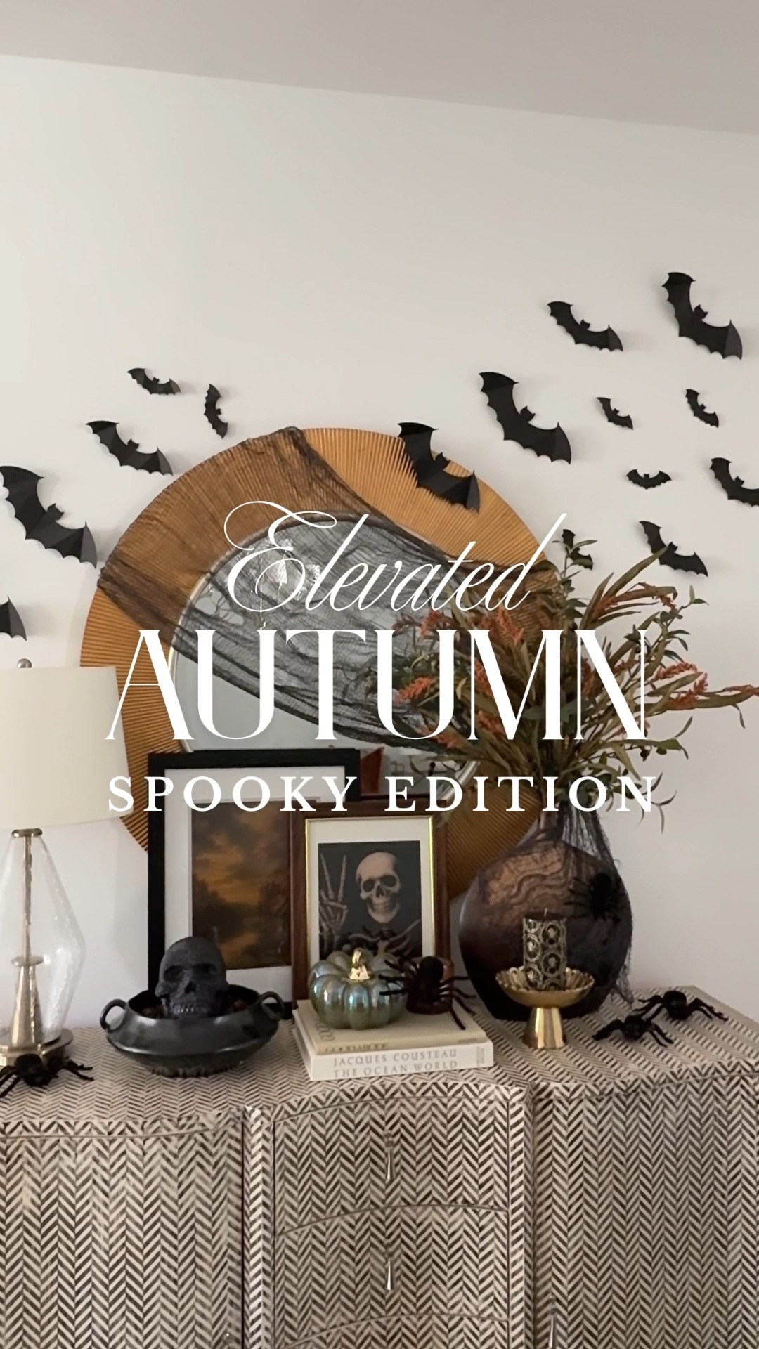 I layered in some Halloween decor with my fall pieces. 

A little spooky, still stylish.

#LTKHome #LTKHalloween #LTKSeasonal