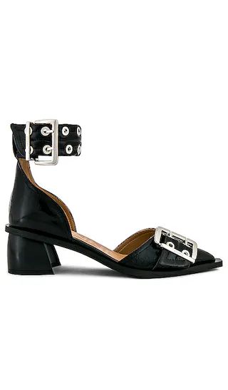 Chunky Buckle Pump in Black | Revolve Clothing (Global)