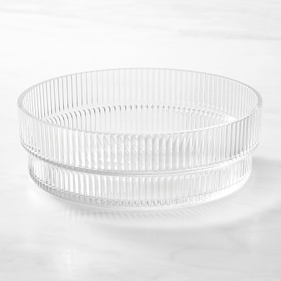 Optic Glass Serving Bowls | Williams-Sonoma