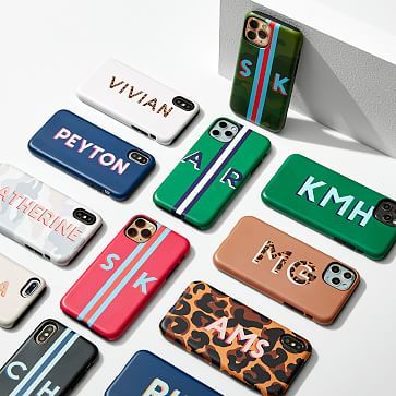 Personalized Striped Phone Case | Mark and Graham