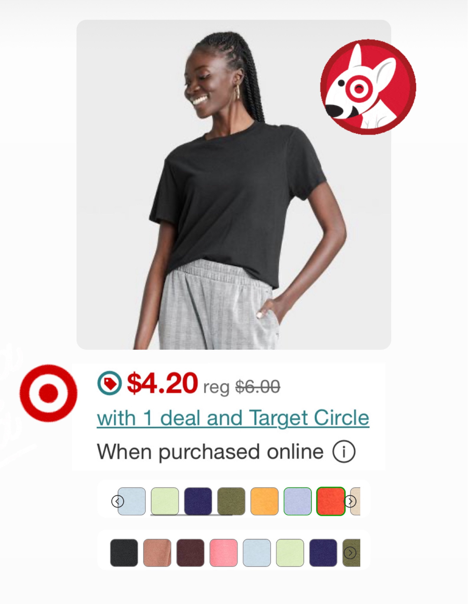 Target circle week—> basic tee for only $4.20!!! Tons of colors, size xs-4x 👏 

#LTKFindsUnder50 #LTKStyleTip #LTKSummerSales