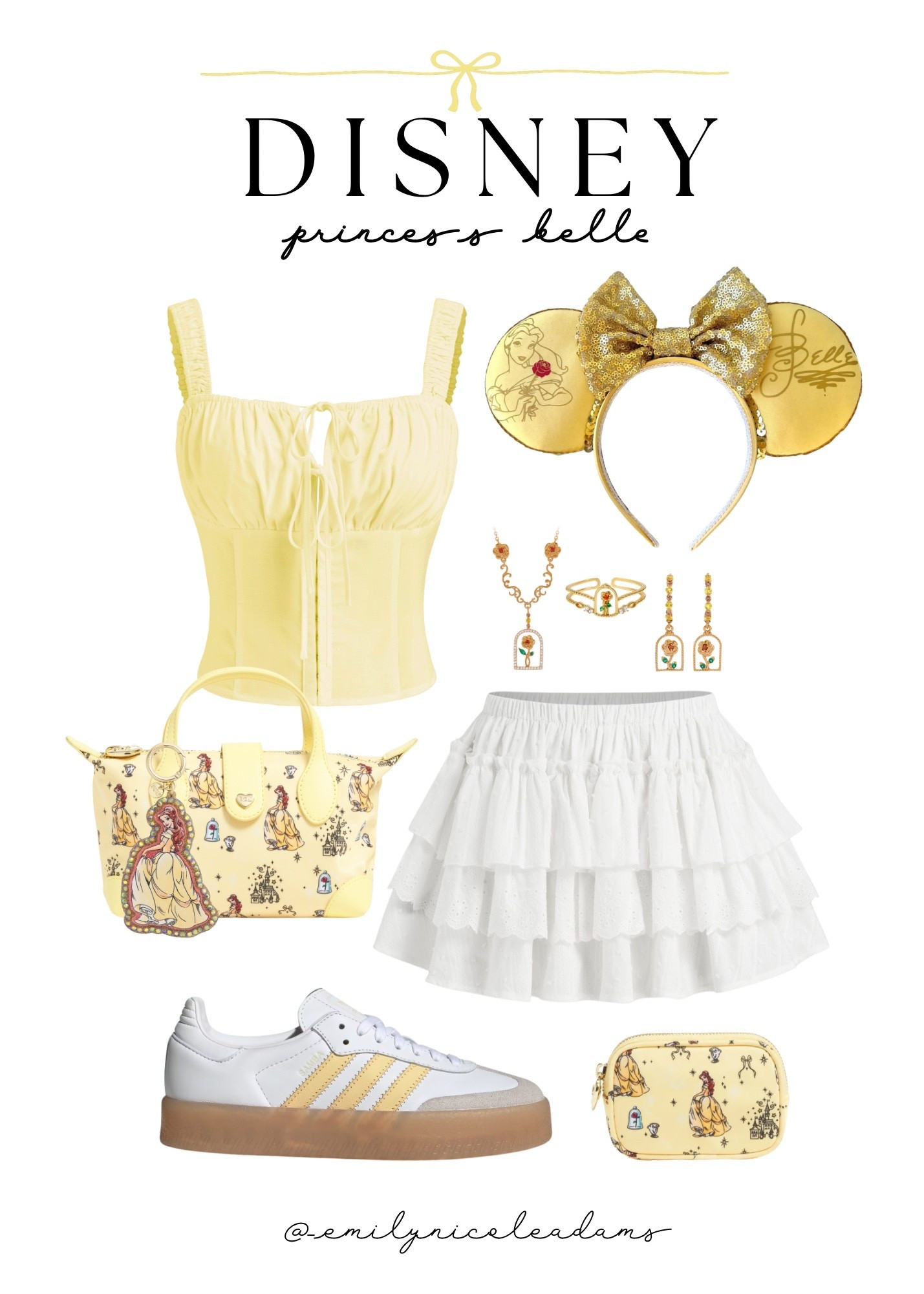 Princess Belle Outfit Inspo🌹 Princess Belle, Disney Princess, Disney girl, disney addict, Disney style, Stoney clover lane, Disney princess drop, Disney styled, Disney outfit, Disney girl, Disney drop, Disney shopping 

#LTKootd #LTKSeasonal #LTKgrwm