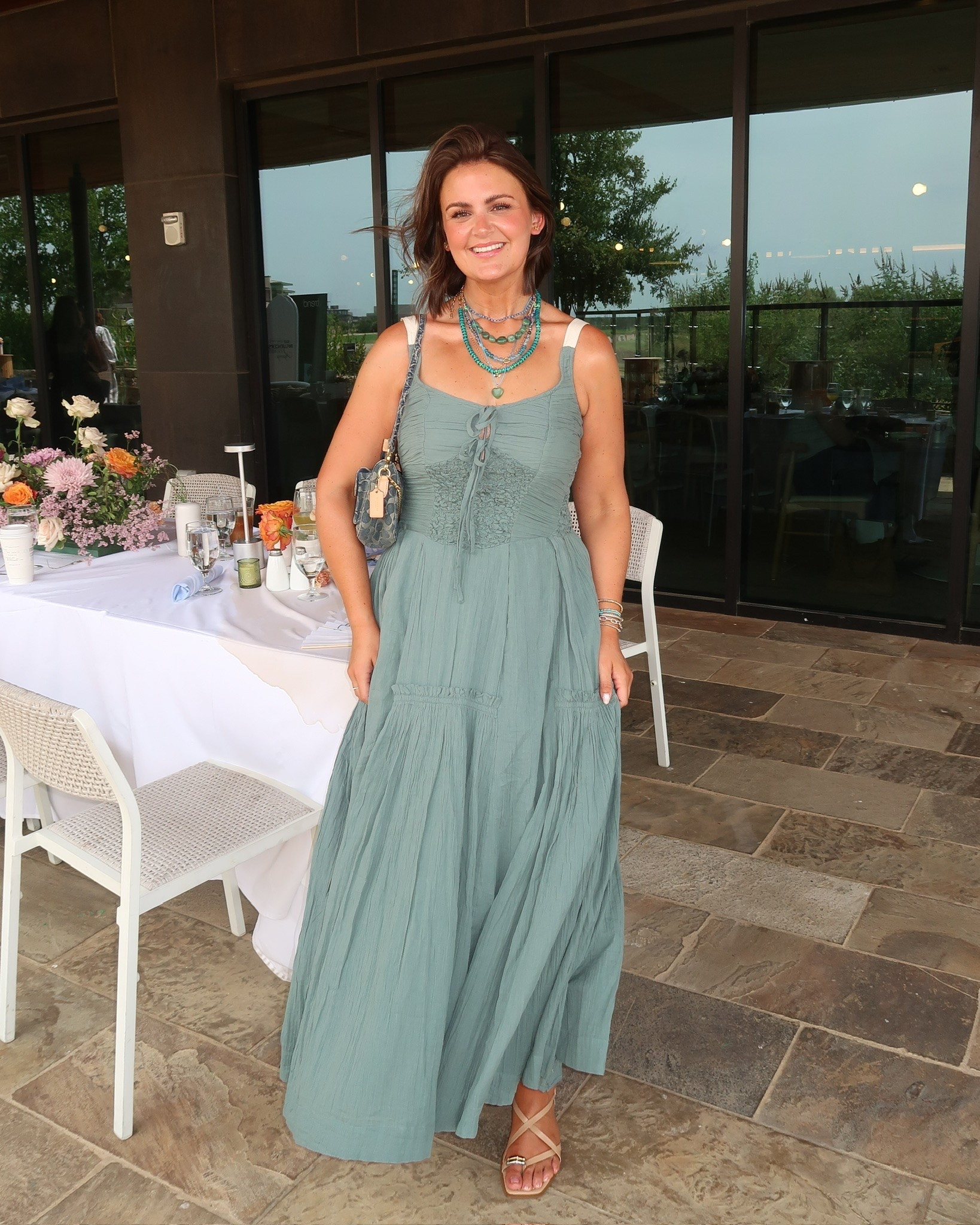 Dress from Free People! Wearing a large! 

Midsize fashion, fall outfits, affordable style, workwear, date night outfit, closet staples, Courtney Hamilton