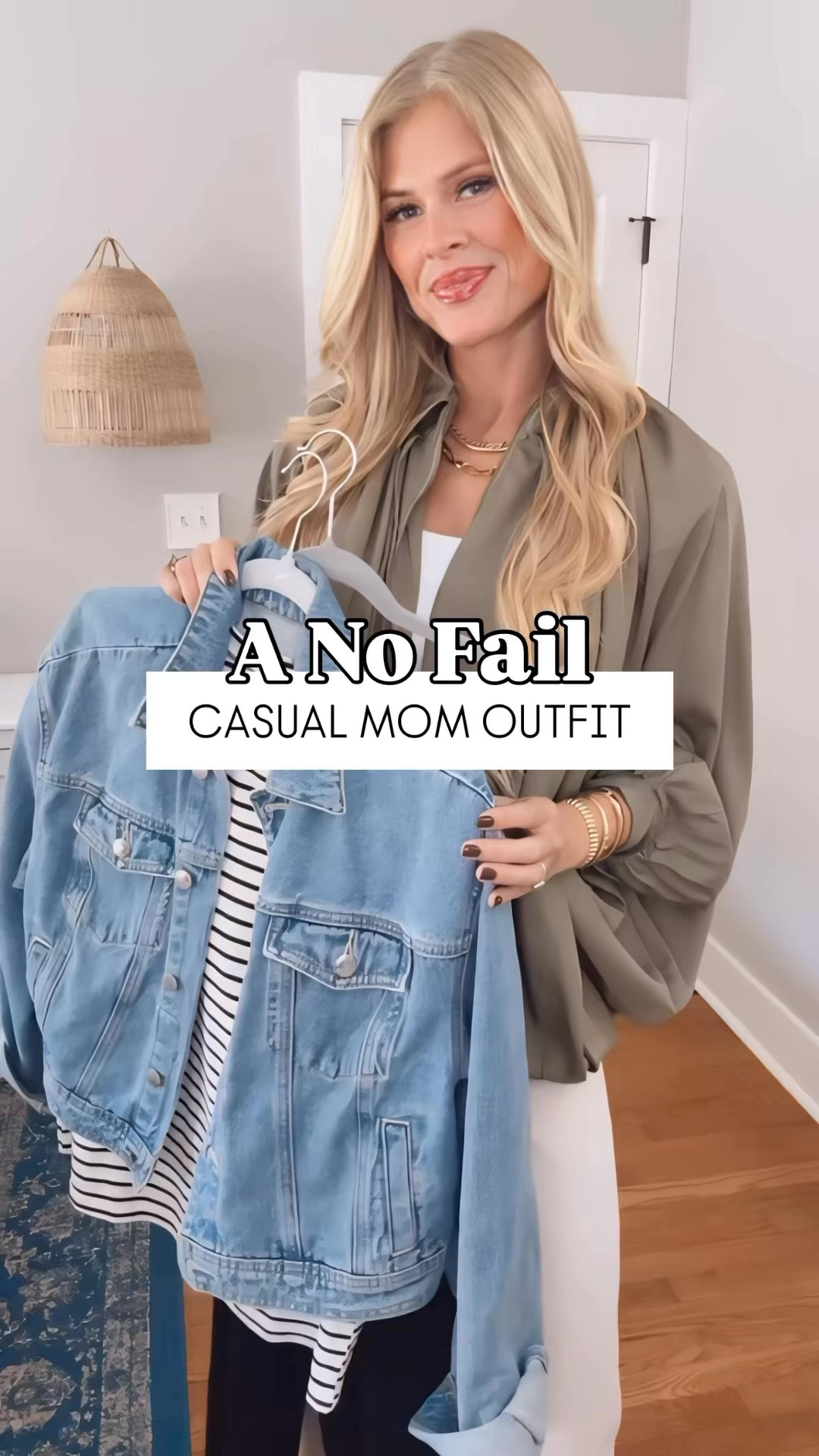 This is my kind of outfit 👏🏼 These stretchy pants are absolutely incredible - they even come in six different length options!

Wearing size small 34” in the pants, small in the striped top, and I linked a similar jean jacket!

#momstyle #casualoutfitideas #mommusthaves #fallstyle #amazondeals

#LTKTravel #LTKgrwm #LTKSaleAlert