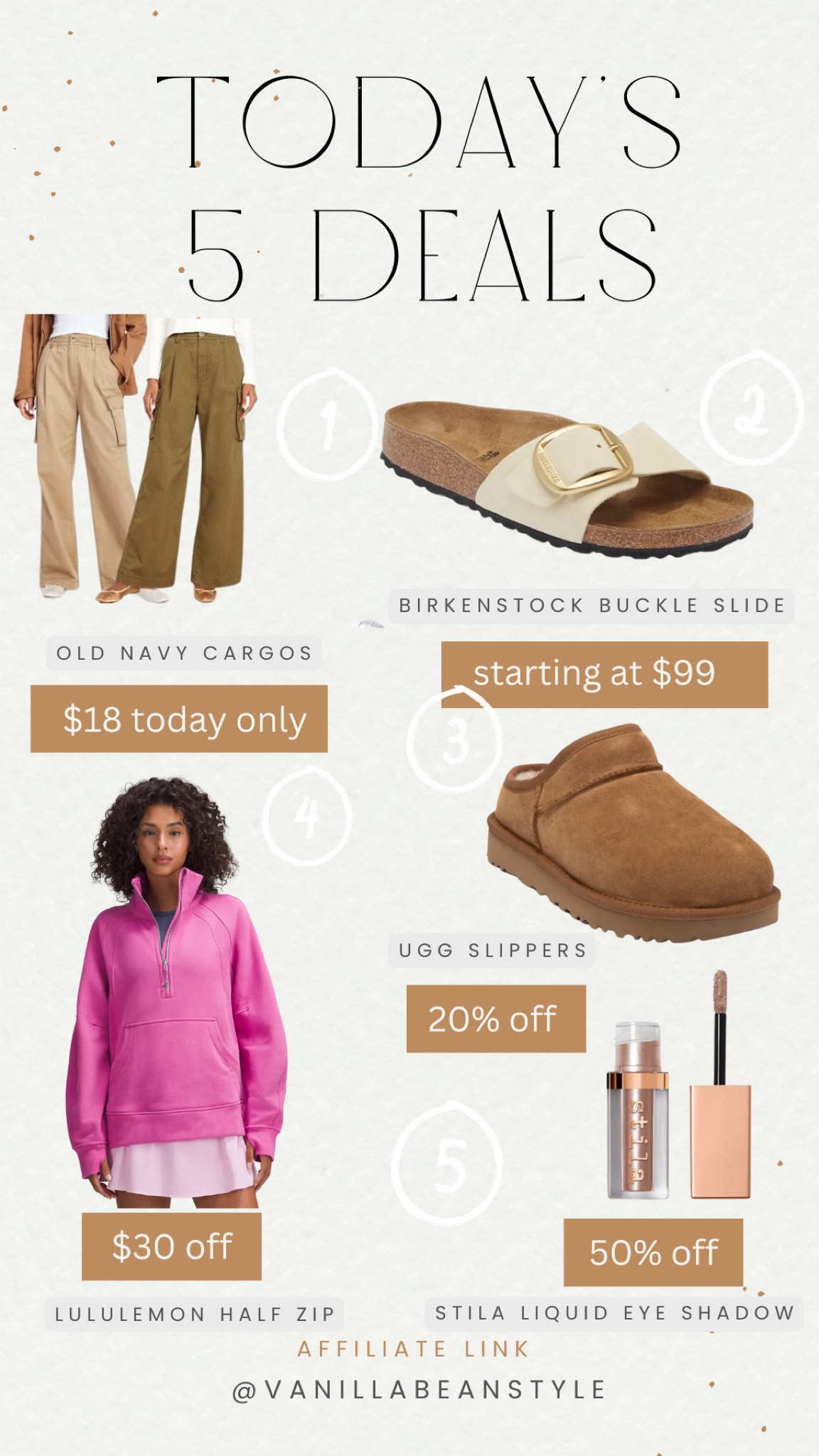 Today’s 5 Sales

#LTKFindsUnder50 #LTKStyleTip #LTKSaleAlert