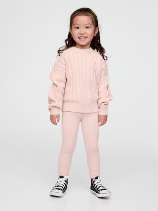 babyGap CashSoft Rib Sweater Leggings | Gap (US)