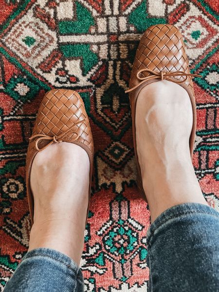 The perfect spring shoe / ballet flat . Love these Freda Salvador dupes from Madewell. I did size 1/2 a size down. 

#LTKover40 #LTKworkwear #LTKshoecrush