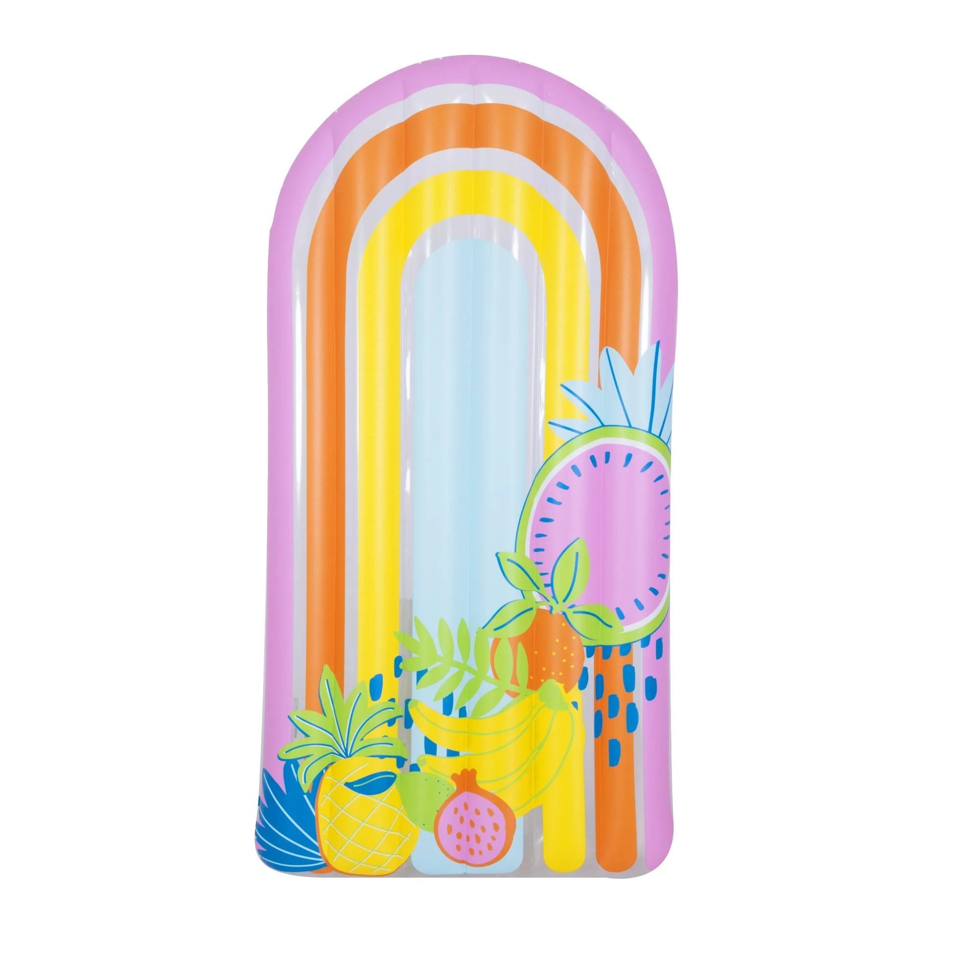 Packed Party Multi-Color Inflatable Fruit Pool Lounger for Ages 14 Years + | Walmart (US)