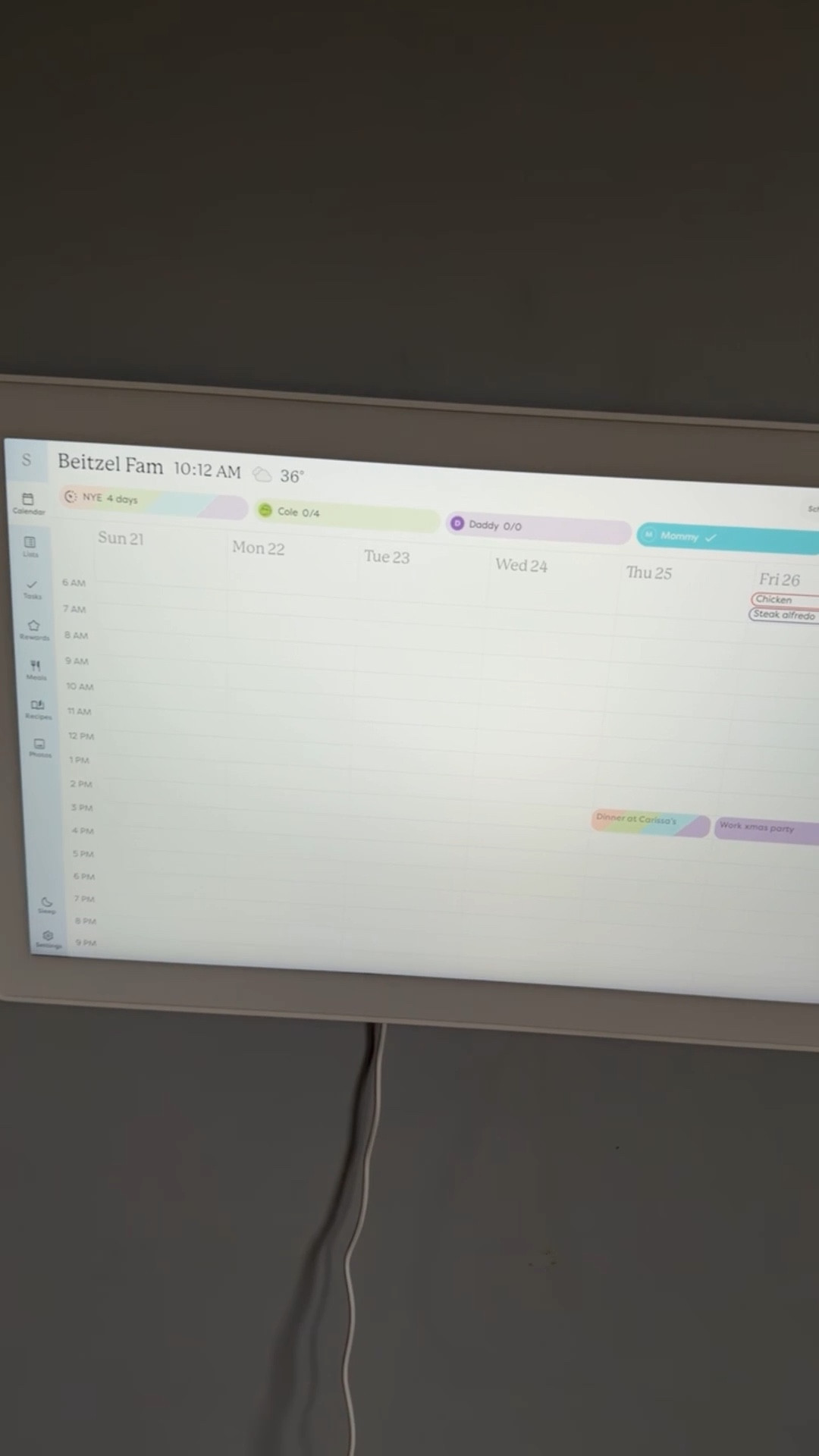 Okay if you got gift cards or money for Christmas and you wanna splurge on something for yourself, this skylight calendar is IT! Schedules, routines, chores, grocery lists, all of the things to stay organized! 

#LTKmomlife #LTKGiftGuide #LTKHoliday
