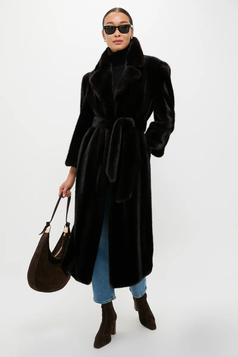 Brown Fur Carmella Coat | Tuckernuck (US)