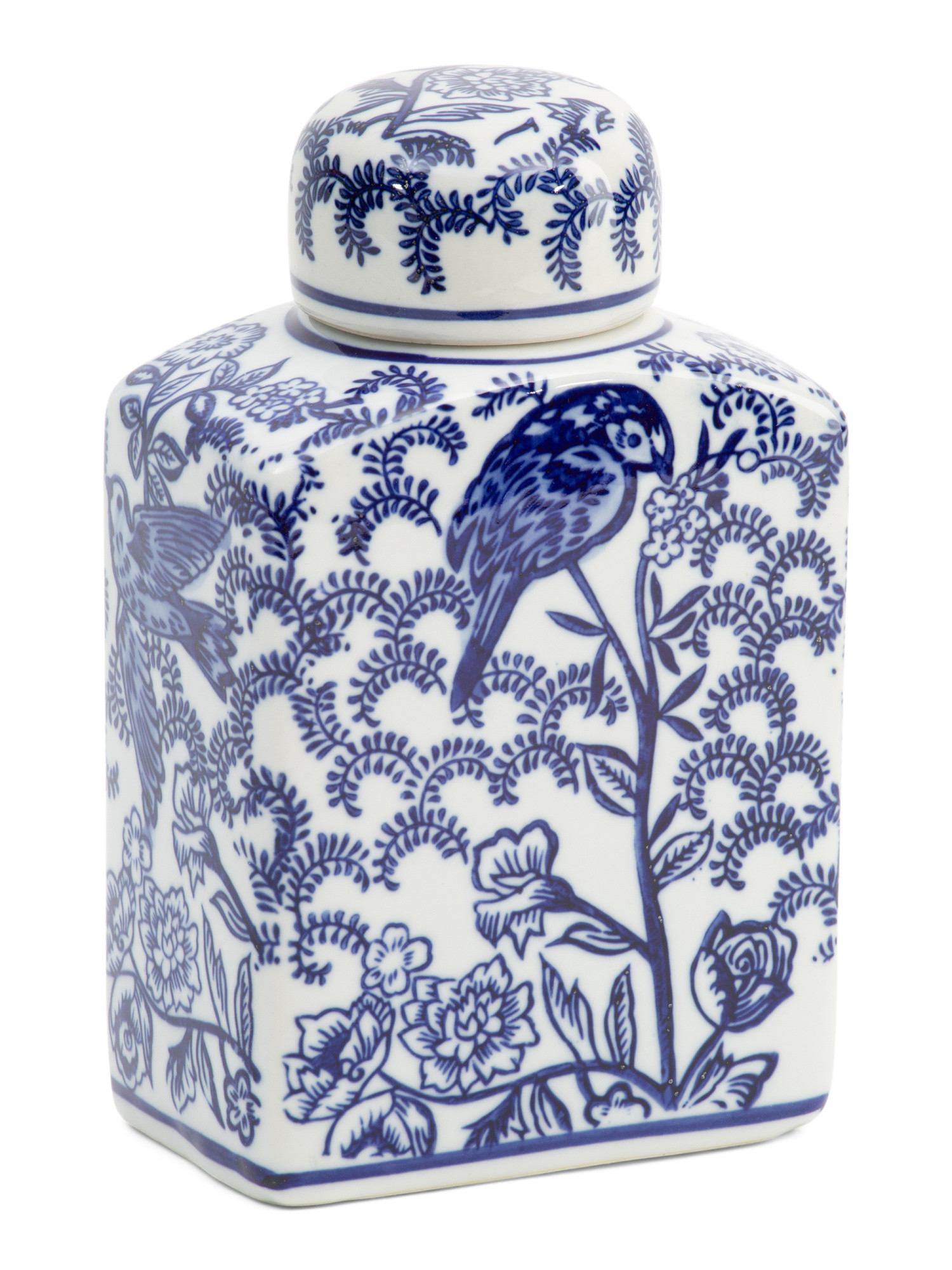 8.75in Bird Chinoiserie Ceramic Jar With Lid | Home | Marshalls | Marshalls