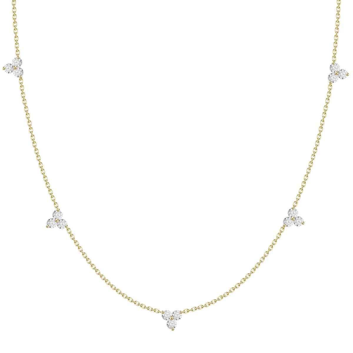 Flora Diamond Necklace | Diamond Aupair