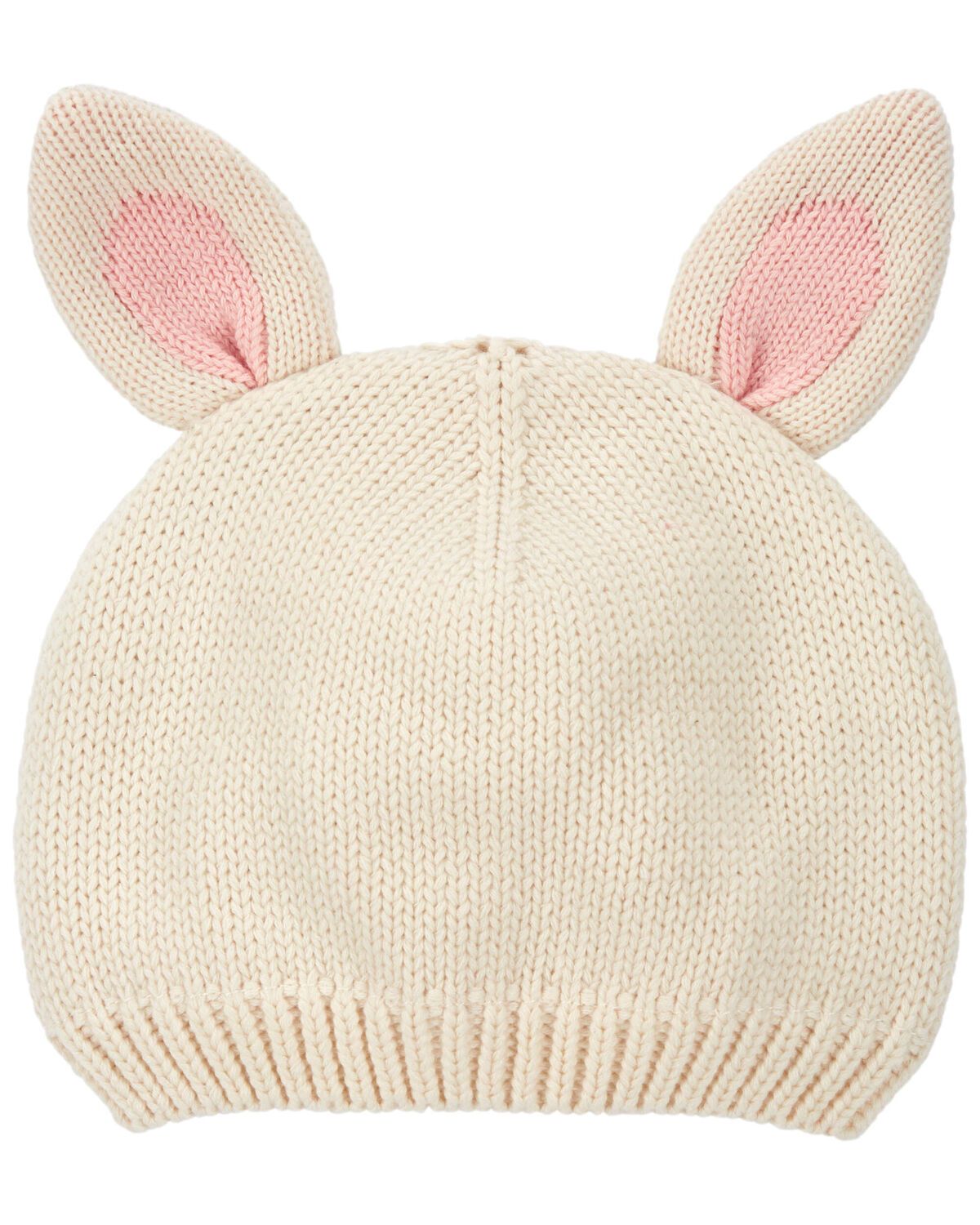 White Baby Crochet Easter Bunny Cap | carters.com | Carter's